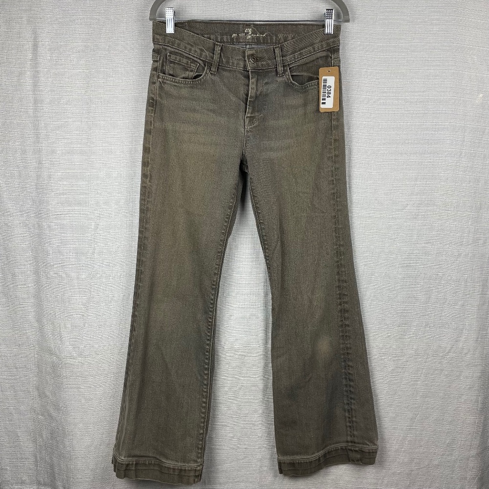 7 For All Man Kind Men's Size 30W 29L Beige/Gray Cotton Pants #384